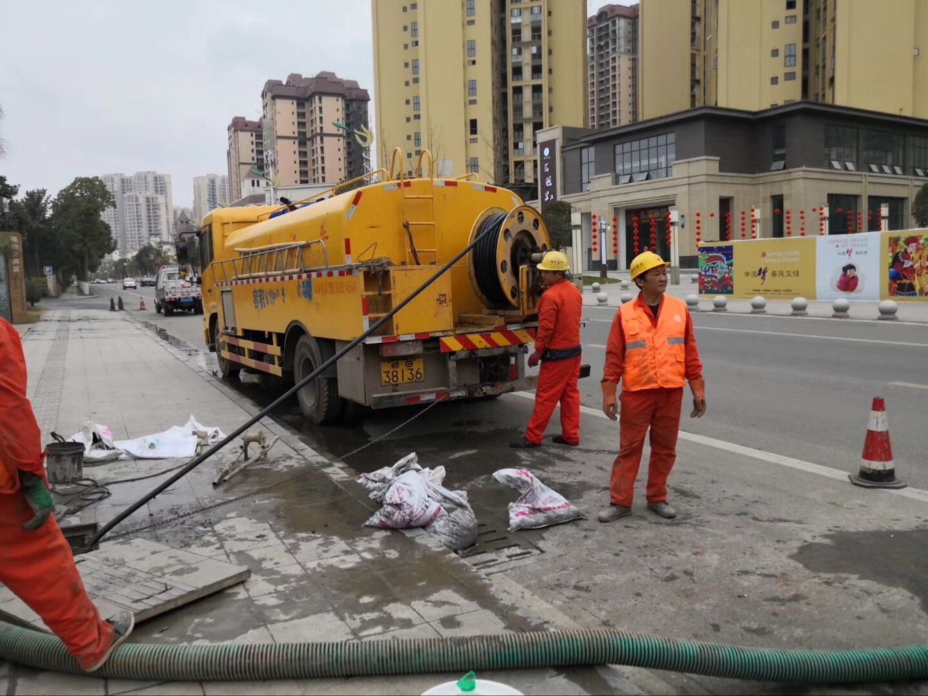 凌源排污管道清淤-管道清洗